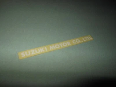Nuevo de Lote Original Suzuki TM250L GT380L GT500B +++ Etiqueta del Tanque de Aceite Cantidad 1 # 68363-26200 Foto 1 de 2