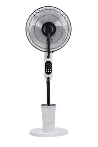 Ventilador de pedestal rociador de niebla de enfriamiento oscilante para patio de piso portátil M-FAN 16" blanco - Imagen 1 de 3