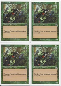 MTG: PANTHER WARRIORS 6th Edition COMMON; played, Excellent condition x4 - Picture 1 of 2
