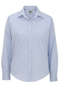 Edwards LADIES' PINPOINT LONG-SLEEVE OXFORD Shirt Style 5975 Size XL - Picture 1 of 2