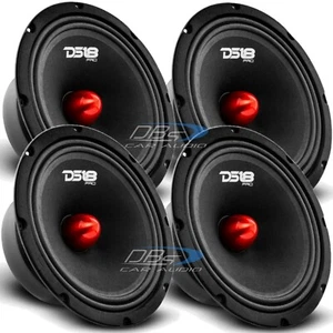 4x DS18 PRO-GM8.4B 8" Mitteltöner Kugellautsprecher 580W 4 Ohm Auto Midbass Lautsprecher - Bild 1 von 7