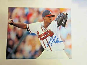 Julio Teheran Atlanta Braves foto autografa 8x10 con certificato di autenticità - Foto 1 di 1
