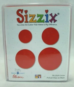 SIZZIX DIE CUTTER DIES, CIRCLES SET, TAGS SET, HEART SET, CANDYCANE, DRAGONFLY - Imagen 1 de 10
