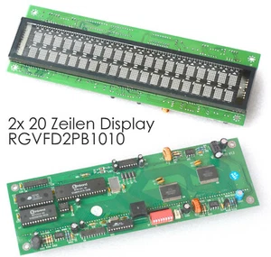 VFD2PB1010 KUNDENDISPLAY VFD DISPLAY ANZEIGE 2 ZEILEN JE 20 ZEICHEN TOP #DIS-12 - Bild 1 von 2