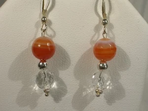 Agate Dangle Earrings - Picture 1 of 1