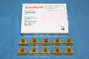 10 piastre di perforazione Botek 502001060 piastre di tornitura piastre di taglio reversibili 22-1300-210 - Foto 1 di 7