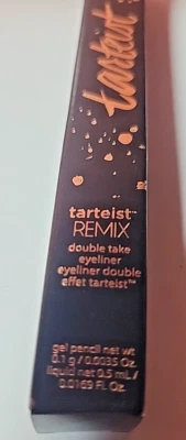 Tarte Tarteist Double Take Liquid Eyeliner Gel Pencil Duo (White Gold/Black) NIB - Image 1 of 4