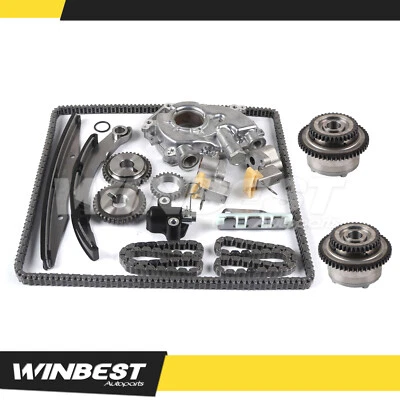 Kit de cadena de distribución VVTi piñón bomba de aceite para Nissan Frontier NV3500 Xterra 4,0 L  Foto 1 de 4