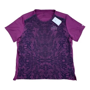 Nike Men Run Division Rise 365 Running Athletic Shirt Wine Sz 2XL DM4769-610 NWT - Picture 1 of 7