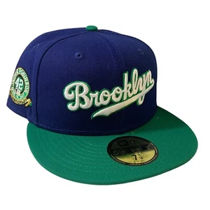 Brooklyn Dodgers New Era 59FIFTY Jackie Robinson 60 Anniversary Fitted Cap 7 1/4 - Picture 1 of 9