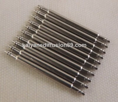 6 anses pompes barrettes de bracelet montre 22 mm ø 1,30 mm - Photo 1/2