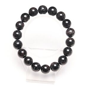 11mm Natural Black Seraphinite Crystal Beads Bracelet