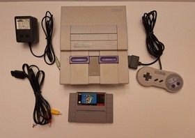 Nintendo SNES Home Console - Gray - SNS-001 with Super Mario World - Tested
