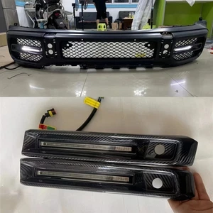 Carbon Fiber Front Bumper Cover LED Light for Mercedes Benz W463A W464 G63 AMG - Picture 1 of 16