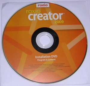 Roxio Creator 2009 CD Burning Software Install DVD-ROM with CD Key - Picture 1 of 1