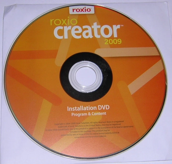 Roxio Creator 2009 CD Burning Software Install DVD-ROM with CD Key - Image 1 of 1
