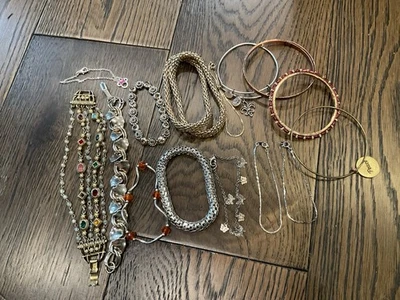 Lote De 15 Pulseras Brazaletes De Colección Y Modernas Disfraz Moda Cuentas Piedras Cristal Foto 1 de 4