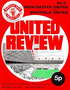 Manchester United v Sheffield United 1971-1972 Division One 02/10/1971 - Picture 1 of 1