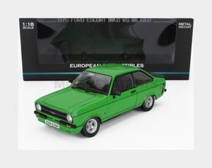 SUN-STAR 04635R FORD ENGLAND - ESCORT MKII RS MEXICO RHD 1976 - GREEN - 1/18 - Picture 1 of 2