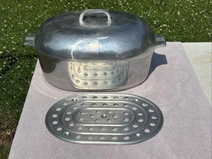 Vintage Magnalite 4267-P 13 Quart Roaster Dutch Oven By Wagner Ware With Trivet - Picture 1 of 8