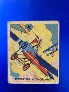 1934 National Chicle Sky Birds #64 Deperdussin Monoplane / Series 144 - Picture 1 of 2