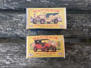 Matchbox Models of Yesteryear,Model T FORD & 1904 Spyker Tourer,Original Boxes - Picture 1 of 16