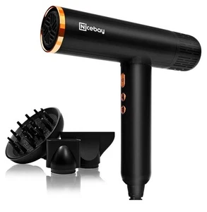 Nicebay 1600W High-Speed Brushless Motor Ionic Blow Dryer w/ 2 Attachments, Open - Picture 1 of 8