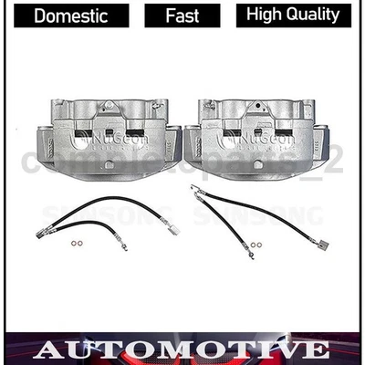 Pinzas delanteras freno manguera hidráulica línea de freno se adapta a Nissan NV1500 4,0 L Foto 1 de 4