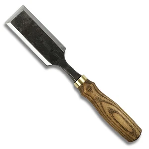 Handgeschmiedeter Schnitzbeitel - 52100 Stahlklinge, Eschenstiel, Tischlerbeitel - Bild 1 von 10