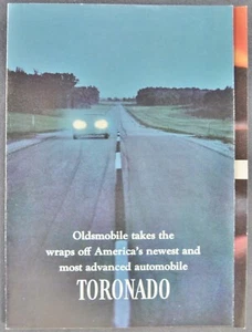 1966 Oldsmobile Toronado Coupe Sales Brochure Folder Excellent Original 66 - Picture 1 of 4