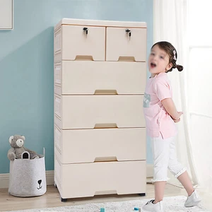 6 Drawers Dresser Tall Chest of Drawer Wood Storage Organizer Closet for Bedroom - Picture 1 of 18