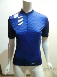 NEU Shimano Mizuki Short Sleeve Radtrikot Weste Kurzarm Reißverschluss Gr M blue - Bild 1 von 11
