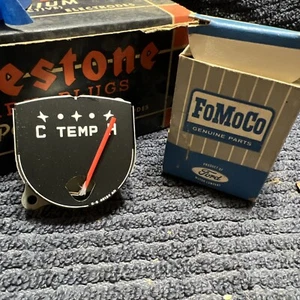 1953 1954 1955 FORD TRUCK TEMP GAUGE # 53F-9263 REPLACES FORD # FAE-10883-A NEW - Foto 1 di 11