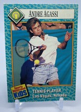 1989 Andre Agassi #47 Rookie Card RC Sports Illustrated for Kids Series 1