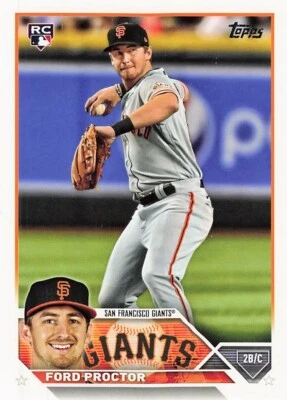 2023 Topps Series 2 - #472 Ford Proctor (RC) - Image 1 of 2