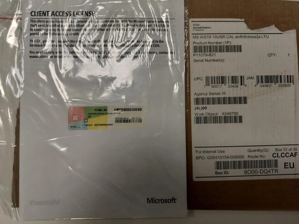 Microsoft Windows Server 2019 CAL 10 User - Immagine 1 di 1