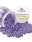PandaHall Elite About 1000 Pcs 4mm Tiny Satin Luster Glass Pearl Bead Round 