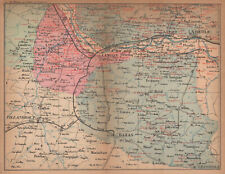 BORDEAUX WINE MAP. La R�ole. Graves Entre-deux-Mers chateaux. COCKS & FERET 1898