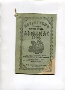 Vintage HOSTETTERS ALMANAC 1900 Pittsburgh PA - Picture 1 of 2