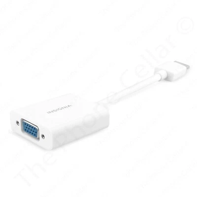 Insignia HDMI Male to VGA Female Adapter NS-PCAHV PC Mac HD Home Theater White - Image 1 of 2