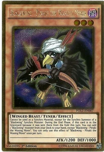 Blackwing - Pinaki the Waxing Moon PGL2-EN007 Gold Secret Rare Yu-Gi-Oh Card New - Picture 1 of 3