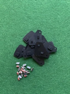Tasti Gommino Chiave Guscio Telecomando Cover Toyota Yaris Rav 4 RAV4 10 PEZZI - Picture 1 of 2