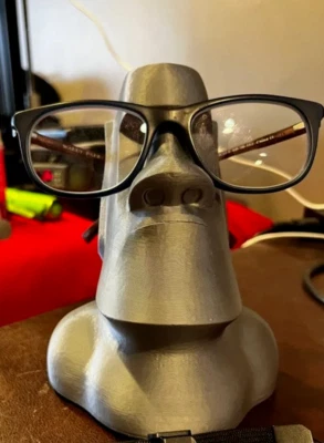 Moai Head Eyeglasses Holder Glasses Display Pacific Island - Image 1 of 3