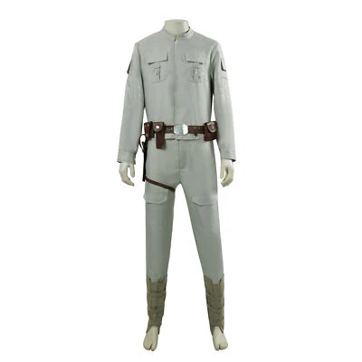 Cosplay Star Wars Luke Skywalker Jumpsuits Belt Costumes  Halloween Props Suits - Image 1 of 4