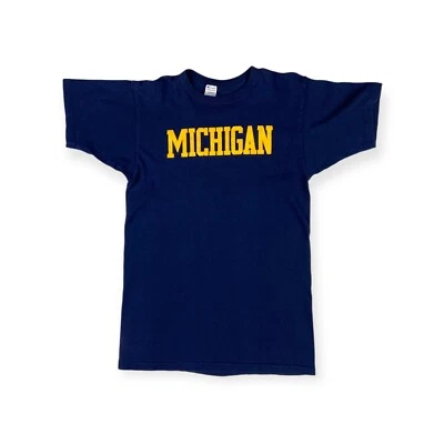 Camiseta Champion De Colección Universidad de Michigan UofM Puntada Única EE. UU. M Foto 1 de 4