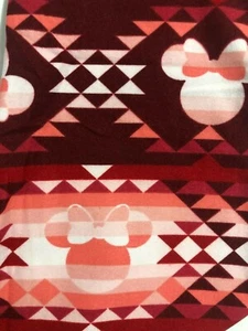 NWT LuLaRoe Disney OS Leggings Pinks & Reds AZTEC Minnie Mouse UNICORN 201336 - Picture 1 of 5