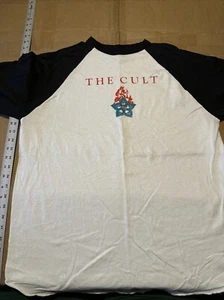 Vintage Band Tee Shirt The Cult Beyond Good And Evil Promo Raglin Ian Astbury A5 - Picture 1 of 4