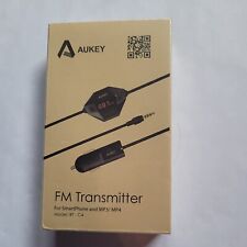 AUKEY FM Transmitter, Radio Transmitter For SmartPhone & MP3 / MP4 Model BT - C4