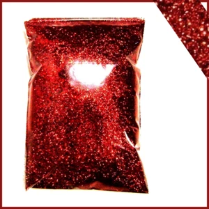 15oz Royal Red .025" Chunky Metal Flake Paint Additive, Premium Results (444ml) - Picture 1 of 6