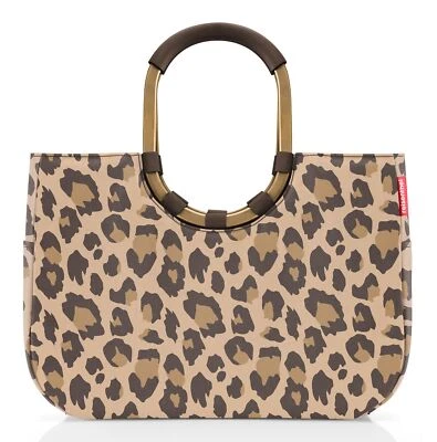 reisenthel Loopshopper L Shopper Schultertasche Frame Leo Macchiato beige Neu - Bild 1 von 3